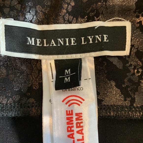 Melanie Lyne Brown and Black Snake print pull on pant. Size M. - Picture 3 of 4